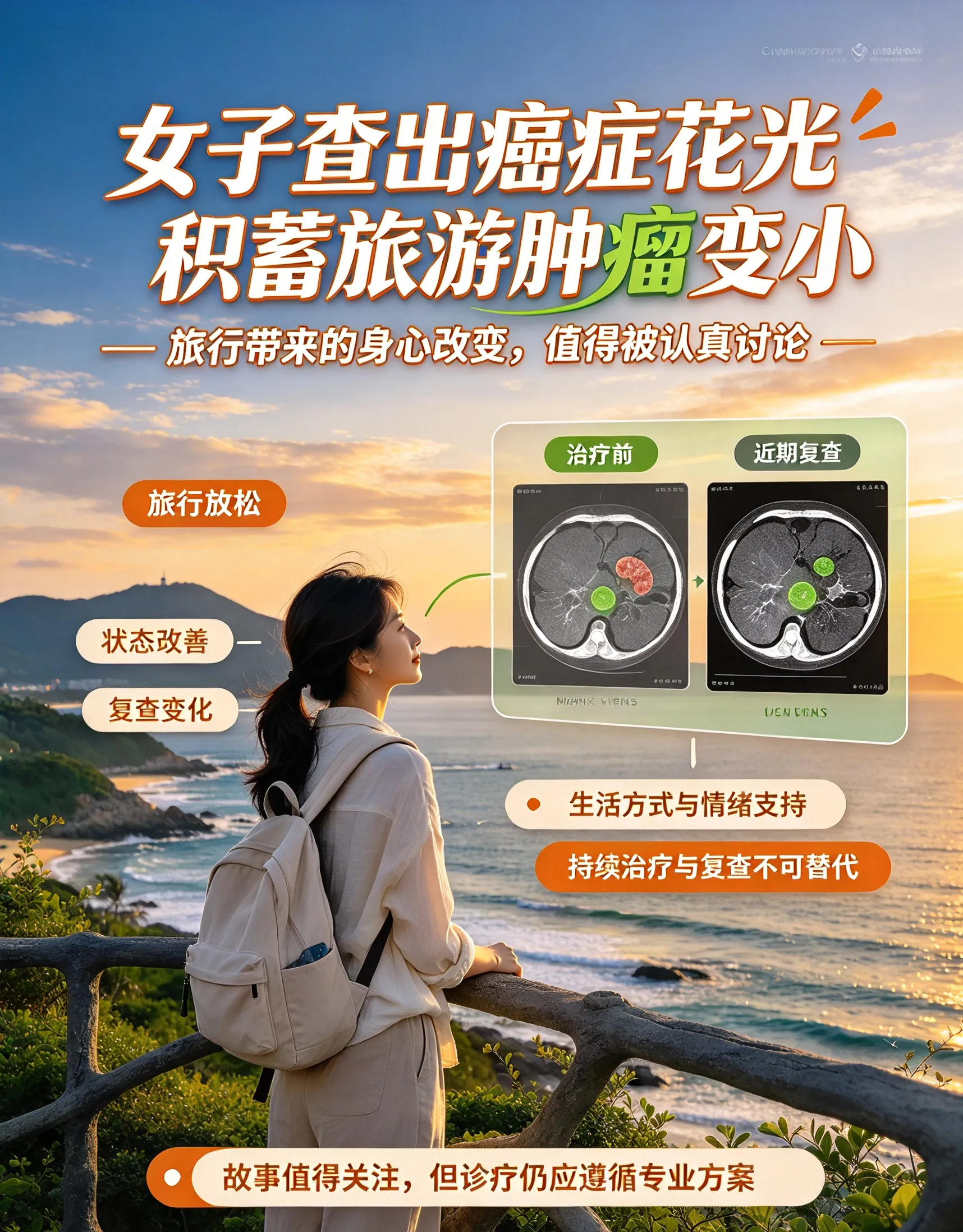 花光15万积蓄去南极，回来肿瘤竟变小了：一个67岁阿姨的“任性”，与一场关于“心态治癌”的全民误读