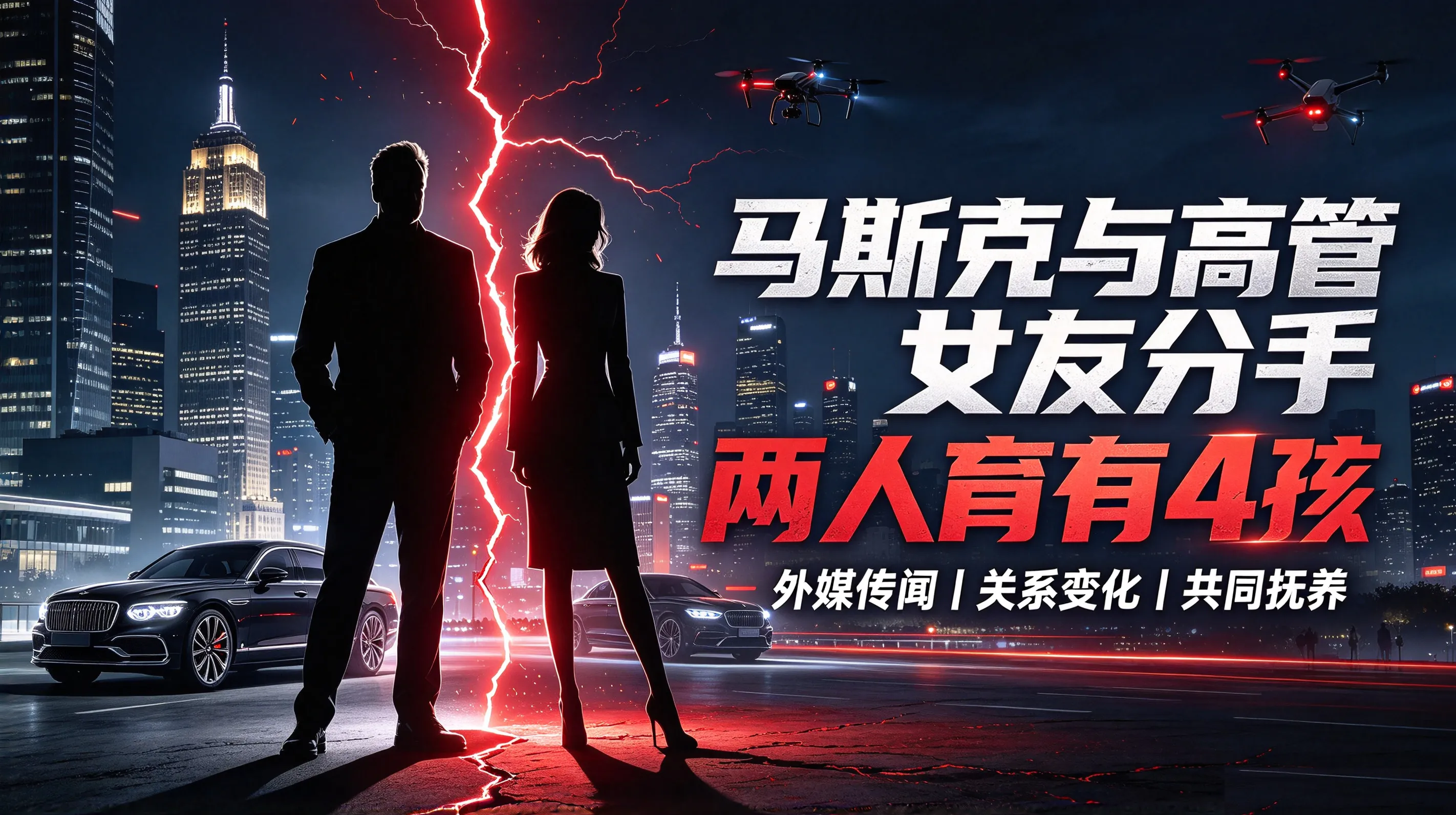 马斯克与高管女友分手 两人育有4孩 发生什么呢？有什么经过？