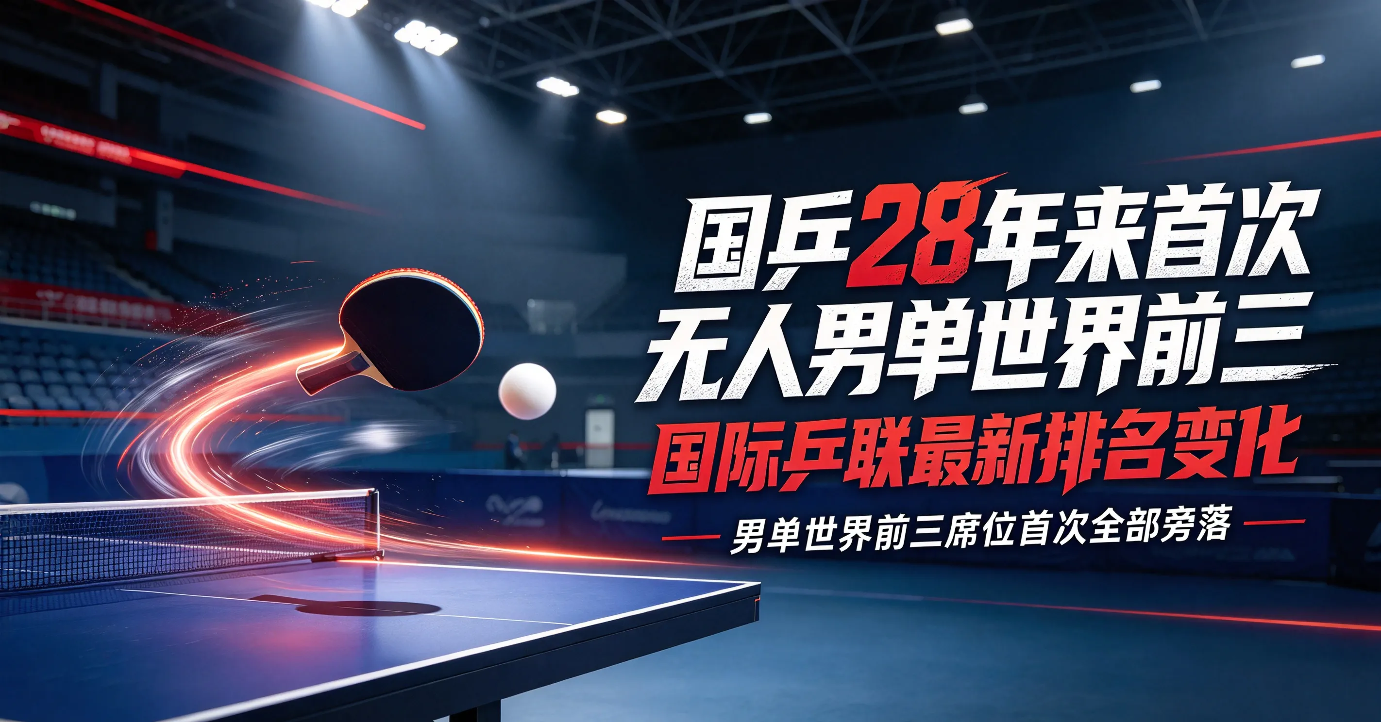 28年第一次：国乒男单无人进世界前三，一张排名表摊开了什么