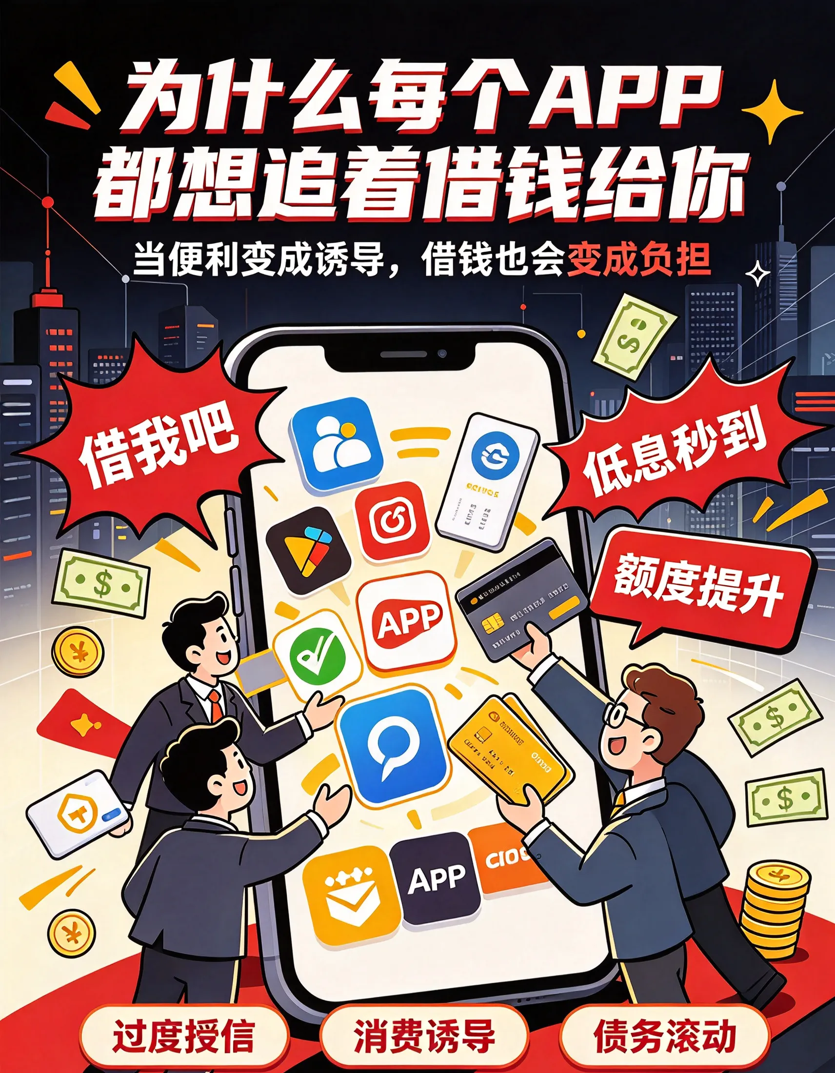 为什么每个APP都想追着借钱给你?